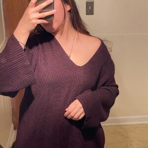 Women's Purple Sweater
